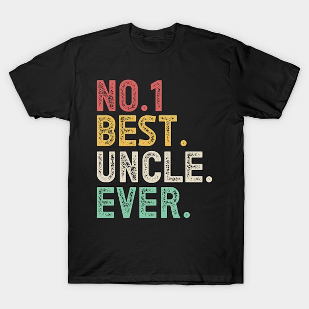 Number one best uncle ever T-Shirt by SalamahDesigns